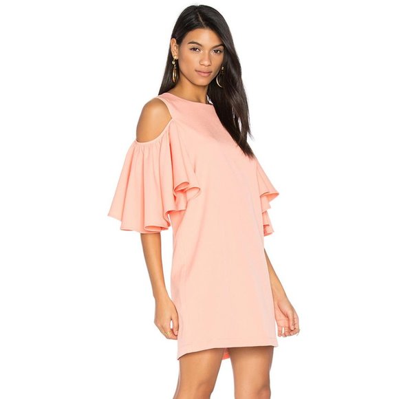 Blaque Label Shoulder Ruffle Cold Shoulder Dress - Picture 3 of 12